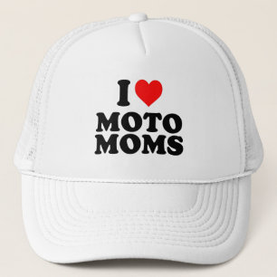Casquette j'aime les mamans moto