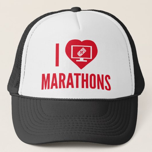 Casquette J'aime les marathons (Devant)