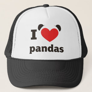 Casquette J'aime les pandas