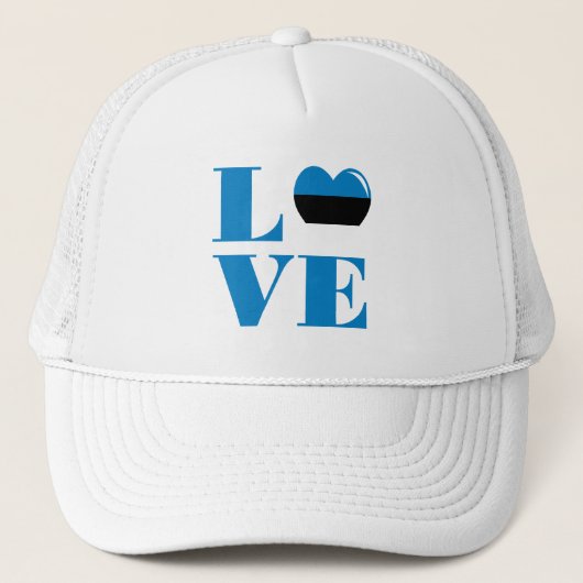 Casquette J'aime l'Estonie (Devant)