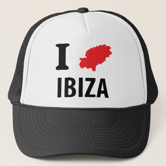 Casquette J'aime l'icône Ibiza (Devant)
