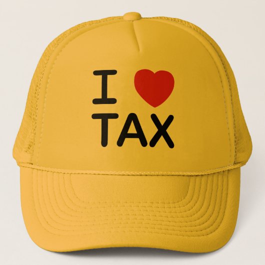 Casquette J'aime l'impôt (Devant)