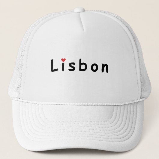 Casquette J'aime Lisbonne (Devant)