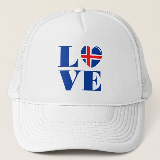 Casquette J'aime l'Islande (Devant)