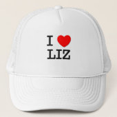 Casquette J'aime Liz (Devant)