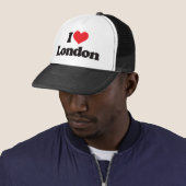 Casquette J'aime Londres (En situation)