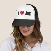 Casquette J'aime l'Orégon (En situation)