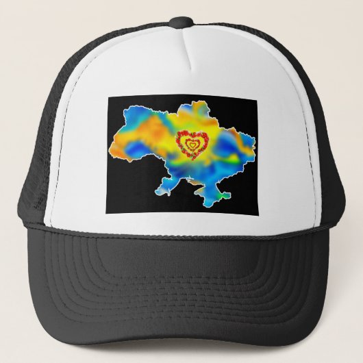 Casquette J'aime l'Ukraine (Devant)
