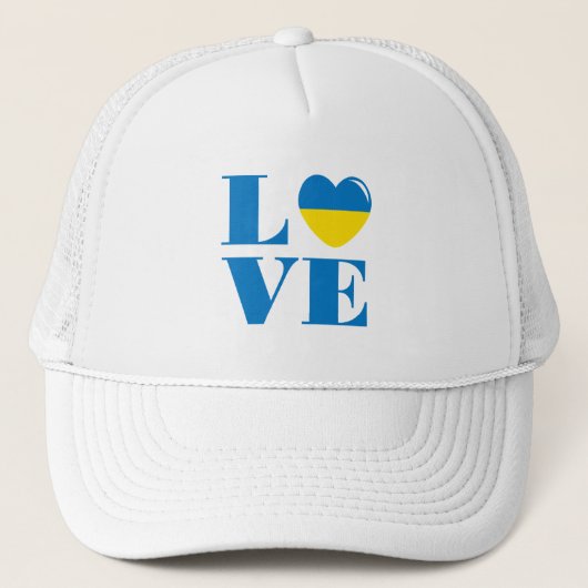 Casquette J'aime l'Ukraine (Devant)