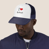 Casquette J'aime ma chèvre (En situation)