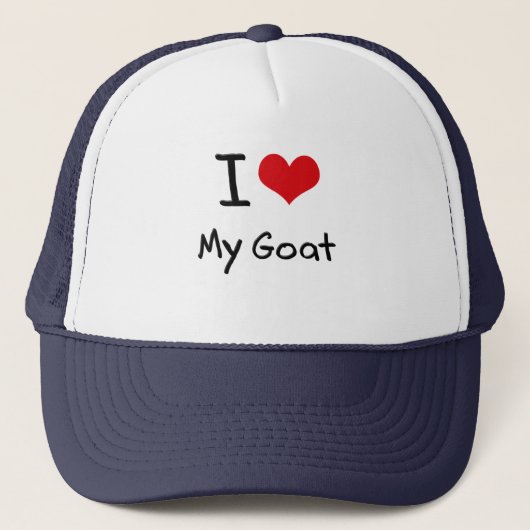Casquette J'aime ma chèvre (Devant)