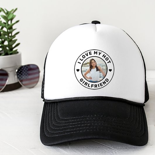 Casquette J'Aime Ma Fille Chaude Personnalisée