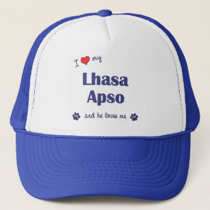 Casquette J'aime ma Lhasa Apso (le chien masculin)