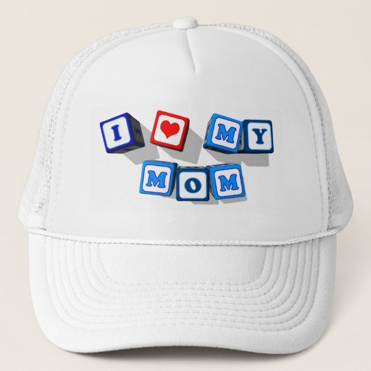 CASQUETTE J'AIME MA MAMAN (Devant)