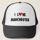 Casquette J'aime Manchester (Devant)