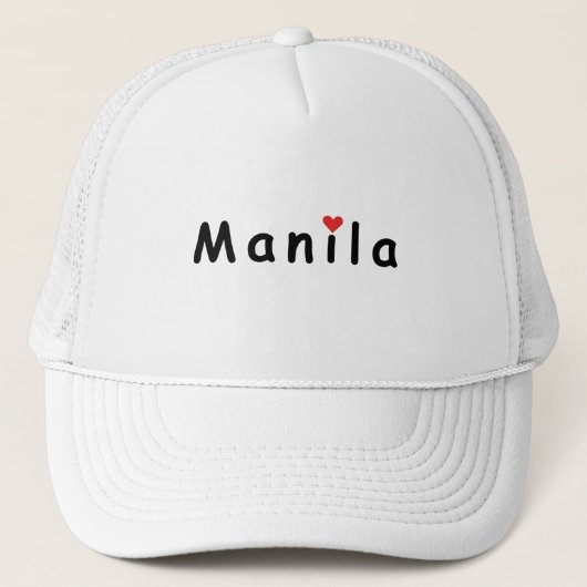 Casquette J'aime Manille (Devant)