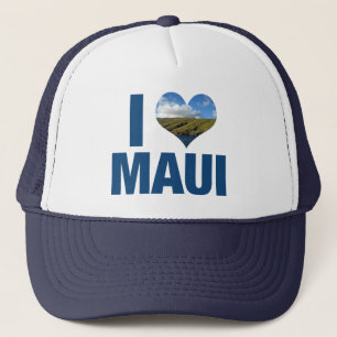 Casquette J'Aime Maui Hawaii Vacances Hawaiiennes mignonnes