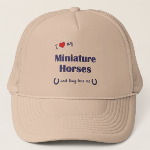 Casquette J'aime mes chevaux miniatures (les chevaux