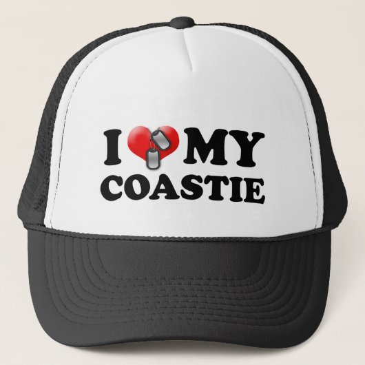 Casquette J'aime mes côtes (Devant)