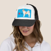 Casquette J'aime mes Norrbottenspets (En situation)