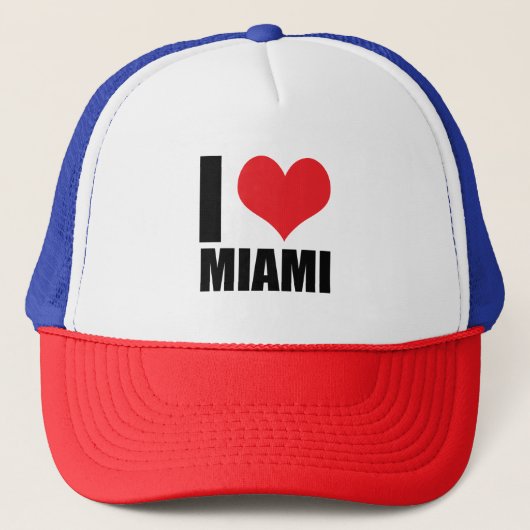 Casquette J'aime Miami (Devant)