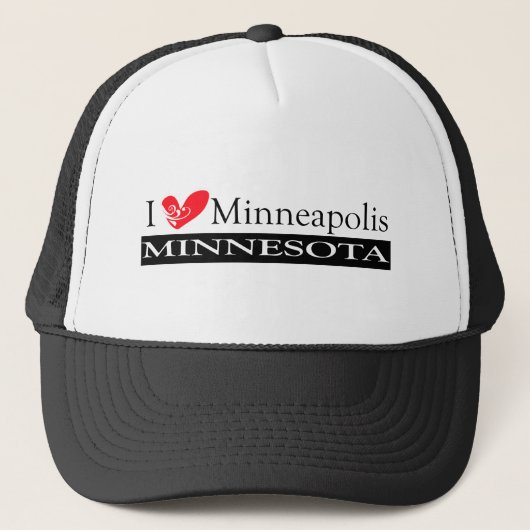 Casquette J'aime Minneapolis Minnesota (Devant)