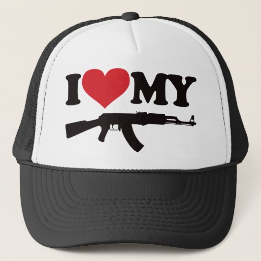 Casquette J'aime mon AK47 (Devant)