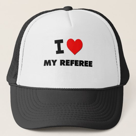 Casquette J'aime mon arbitre (Devant)