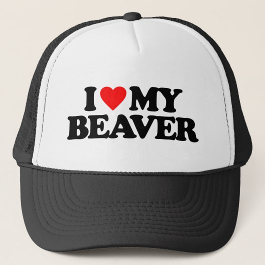 CASQUETTE J'AIME MON BEAVER (Devant)