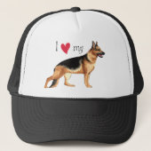 Casquette J'aime mon berger allemand (Devant)