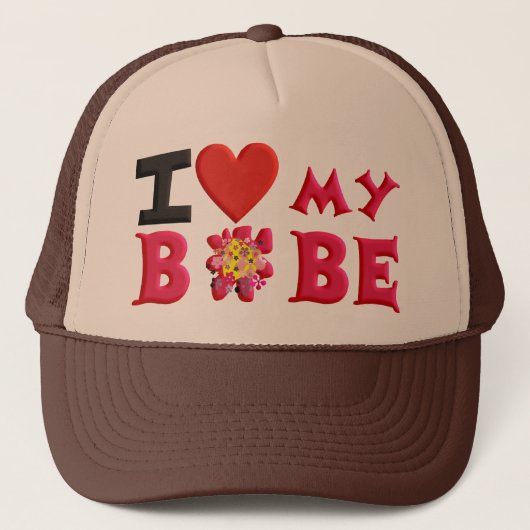 Casquette J'aime mon Bobe (Devant)