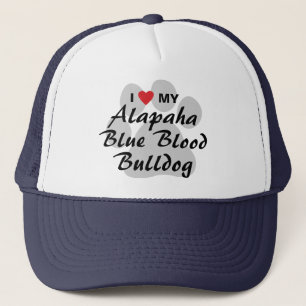 Casquette J'aime mon bouledogue de sang bleu d'Alapaha