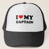 Casquette J'aime mon capitaine (Devant)