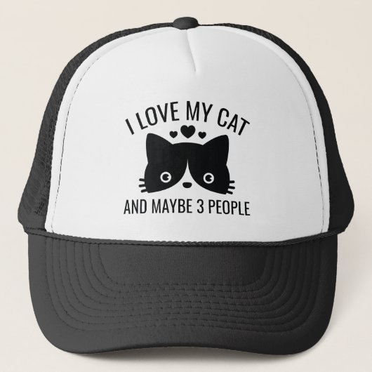 Casquette J'Aime Mon Chat (Devant)