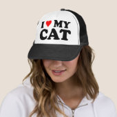 Casquette J'Aime Mon Chat (En situation)