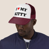 Casquette J'aime mon chaton (En situation)