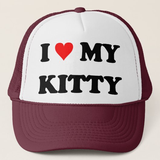 Casquette J'aime mon chaton (Devant)
