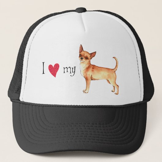 Casquette J'aime mon chiwawa (Devant)