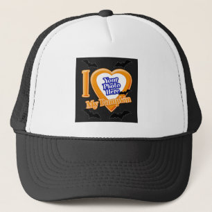 Casquette J'Aime Mon Citrouille Avec Ta Photo Avec Des Chauv