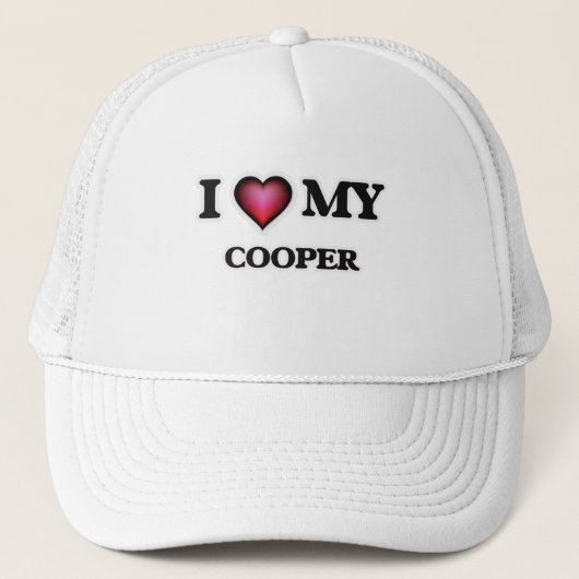 Casquette J'aime mon Cooper (Devant)