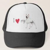 Casquette J'aime mon Dogo Argentino (Devant)