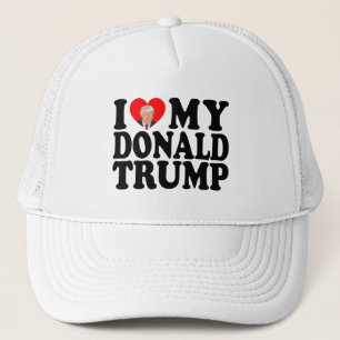 Casquette J'aime mon Donald Trump 47e Président