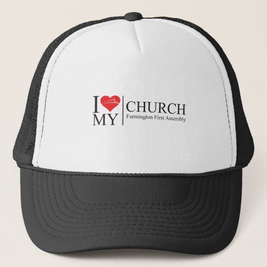 Casquette J'aime mon église (Devant)