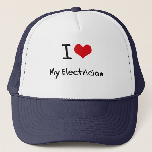 Casquette J'aime mon électricien (Devant)