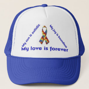Casquette J'aime mon enfant avec l'autisme - desig unique de