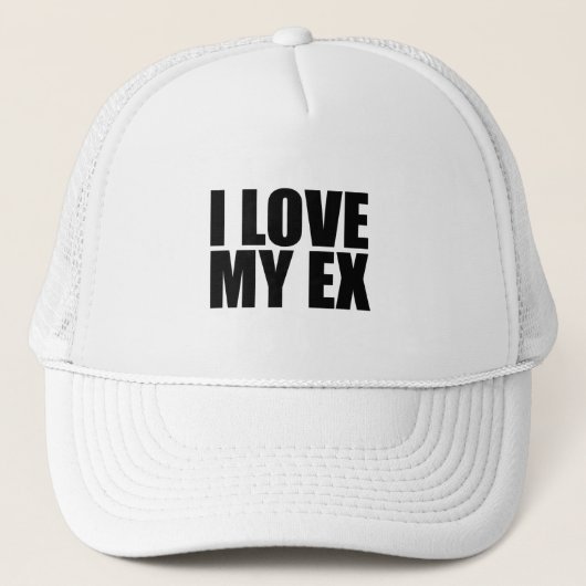 Casquette J'aime mon ex (Devant)