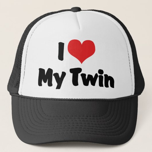 Casquette J'aime mon jumeau (Devant)