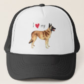 Casquette J'aime mon Malinois belge (Devant)