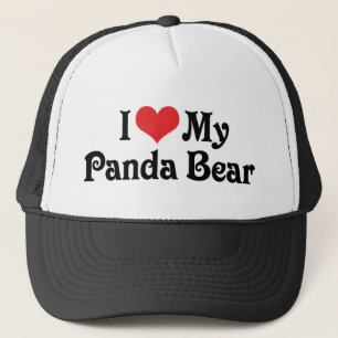 Casquette J'aime mon ours panda