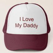 Casquette J'aime mon papa (Devant)